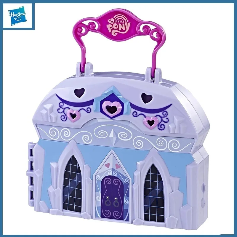 

Hasbro Genuine My Little Pony Play House Portable Suit Action Figure Toys for Boys Girls Kids Gift Collectible Model Ornaments