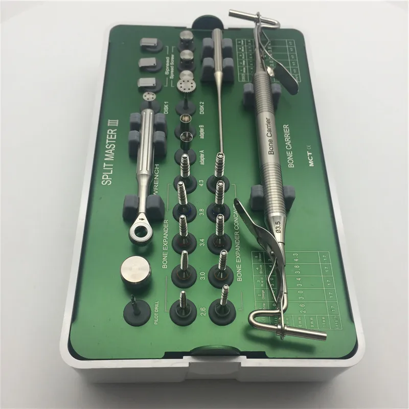 Promotion CE Approved Korea Original MCT SSM-03 Split Master III Bone Expander & Bone Crester Kit