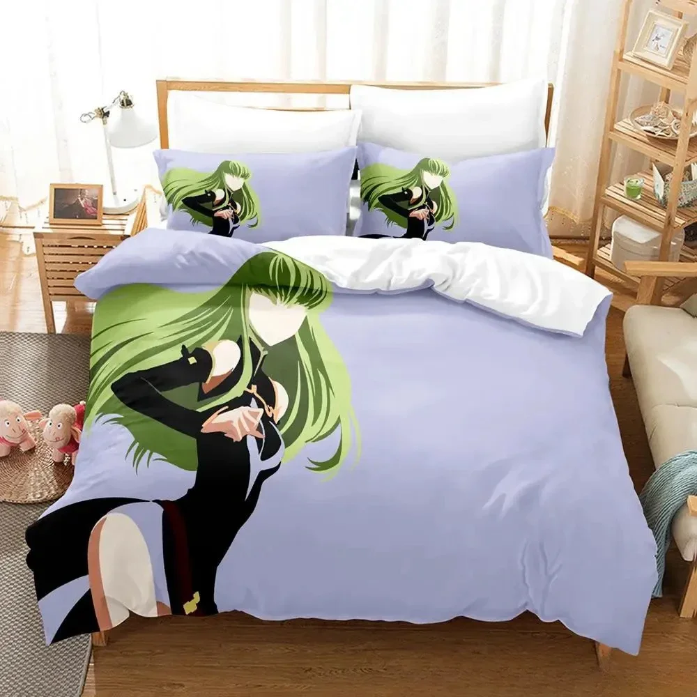 

Комплект постельного белья с 3D принтом аниме CODE GEASS Single Twin Full Queen King Size, комплект постельного белья для взрослых и детей, комплекты пододеяльников для спальни, домашний текстиль