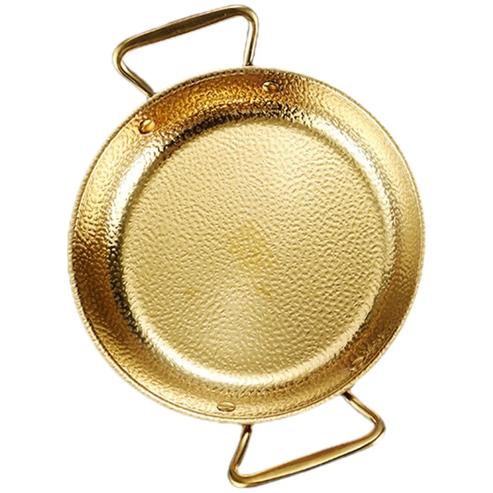 

Горшок Sukiyaki из нержавеющей стали, поднос для сервировки закусок с двойной ручкой, тарелка для еды для вечеринок, свадеб, ресторанов, шведского стола