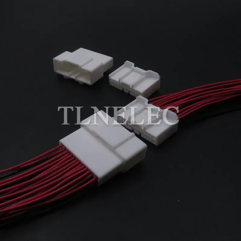 26 Pin Way Automobile Male Female Unsealed  Cable Harness Socket Car Composite Connector With Wires 7286-1918 7287-1918