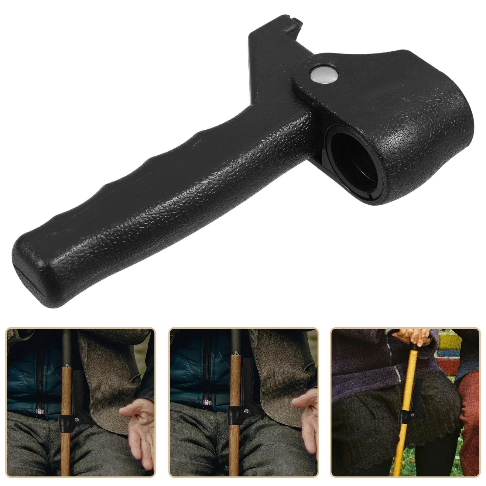 

22Mm Folding Power Assisted Cane Handle for Seniors Enhanced Stability Comfortable Design Portable Standing Aid