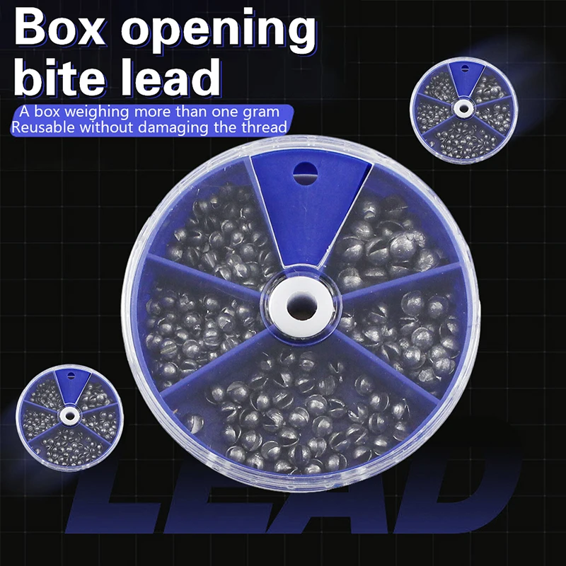 

Biting Lead Boxed Open Lead Loyal Quick Lead Fishing Accessories Lead Pendant Sea Fishing Tackle Supplies