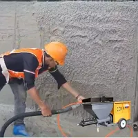 Factory Supply Electric 220v 380v Automation Cement Mortar Sprayer Concrete Mortar Spraying Machine Long Warranty 1 Year