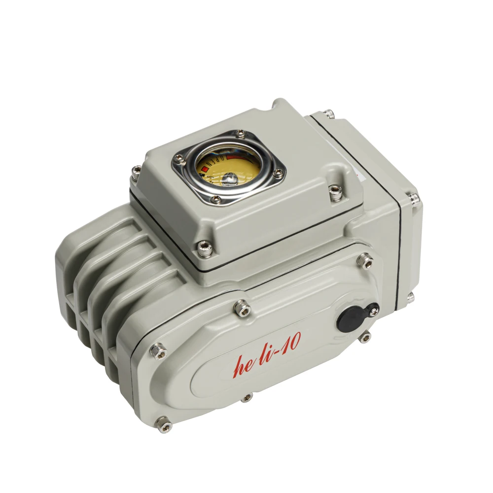 Compact and optimized design HELI brand electric actuators for part-turn with 90 degree rotary