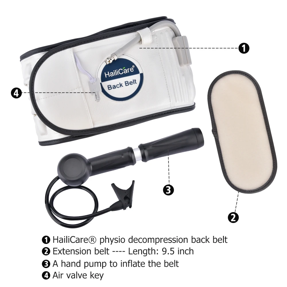 

Lumbar Waist Belt Air Decompression Back Support Health Care Spine Traction Back Massage Brace Backache Pain Relief