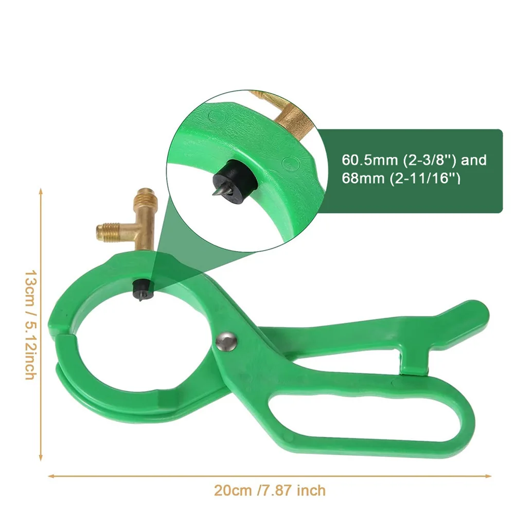 Car AC Refrigerant1 Dispense Can Tap For R22 R12 R134A Punch AC Bottle Opener R-134A Pliers FOR Butane Canister Faucet