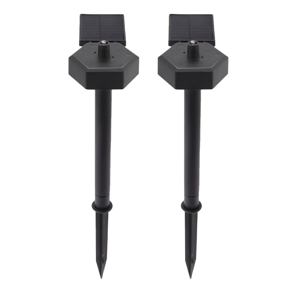 Lampada da giardino da 2 pezzi Lampada da giardino per esterni a energia solare Led per cortile Luci solari da percorso Illuminazione decorativa da patio
