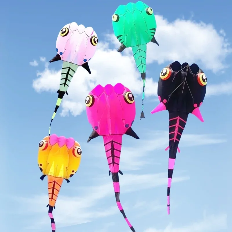 

free shipping tadpole kite flying big soft kites fabric adults kites toy animal kite professional kites and rays and lines wind