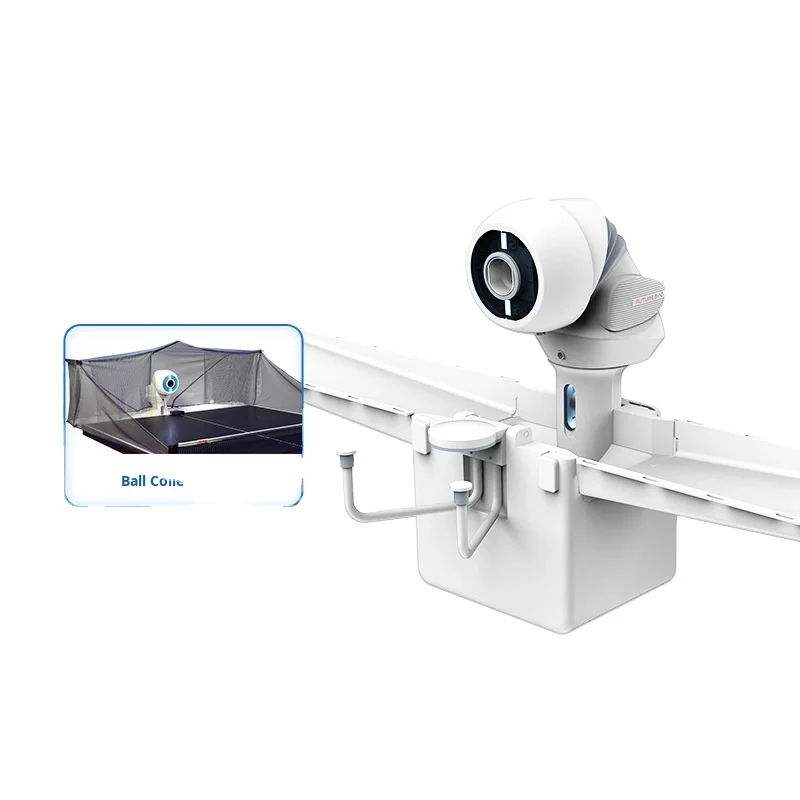 STLF OMNI-máquina de pelotas profesional, entrenador portátil de programación gratuita controlado por aplicación para práctica en el hogar, Robot de tenis de mesa