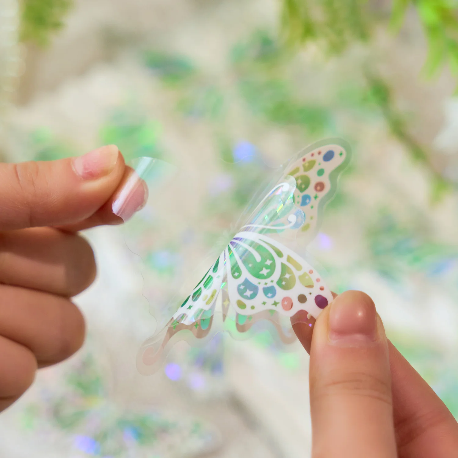 Confezione di adesivi a farfalla 20 Conchiglie per animali domestici Luce Farfalla Ombra Sogno Serie Farfalla Tema Materiale Manuale Fai da te Guka Collage