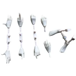 1/6 Doll Hands Feet Super White Beige Brown Doll Accessories 4 Gesture Doll Hands Decors For Female Dolls