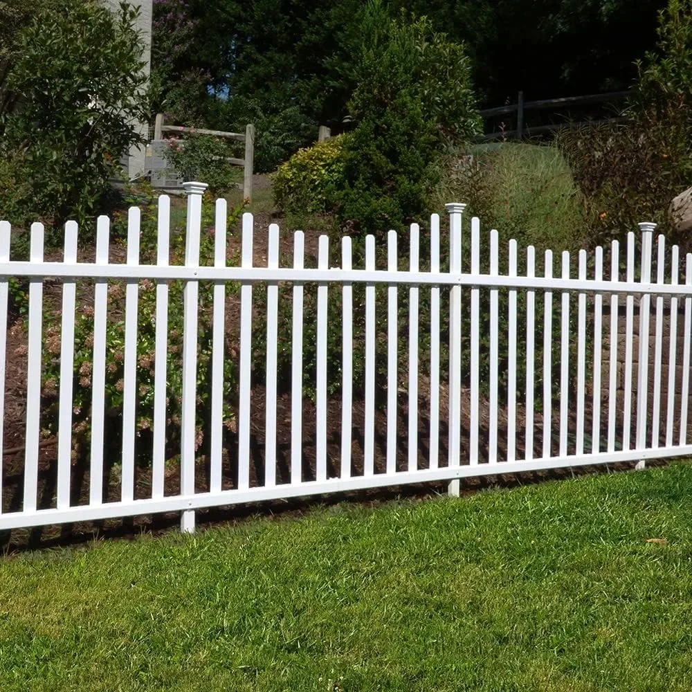 Manchester Fence Vinyl Kit, No Need to Dig Fence, 2 Pcs