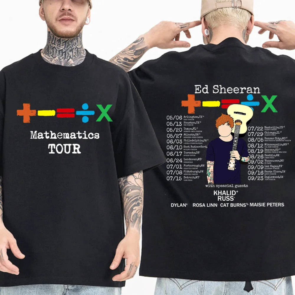 Ed Sheeran Mathematics Tour 2024 T-Shirts Ed Sheeran Merch Shirts