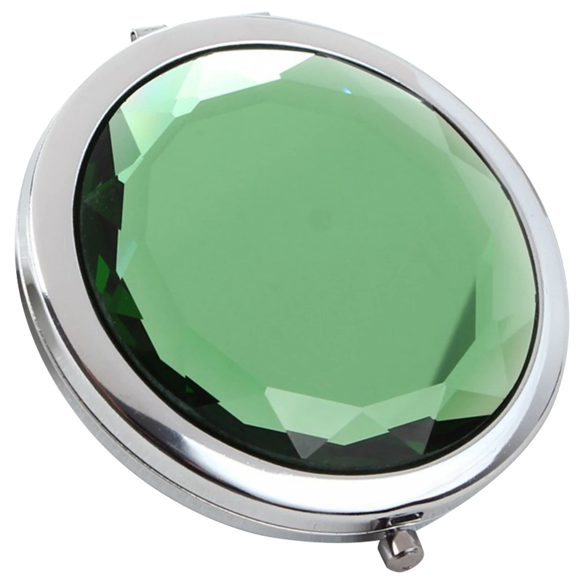 

Mini Metal Makeup Mirror Foldable Double Sided Shiny Portable Pocket Women Cosmetics Handbag Travel Home Use Holiday Gift