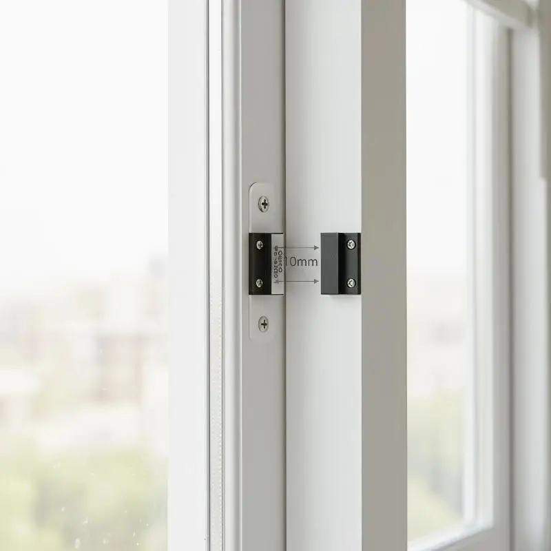 Sensor Magnético de Contato para Portas e Janelas (1 Peça) PS3150 Normalmente Aberto/Fechado para Alarme Residencial e Segurança