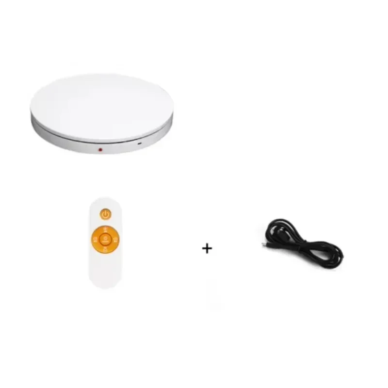 

In stock 60cm 200kg Electric Rotating Display Stand Remote Control Rotating Display Turntable for Photography Video Shootin