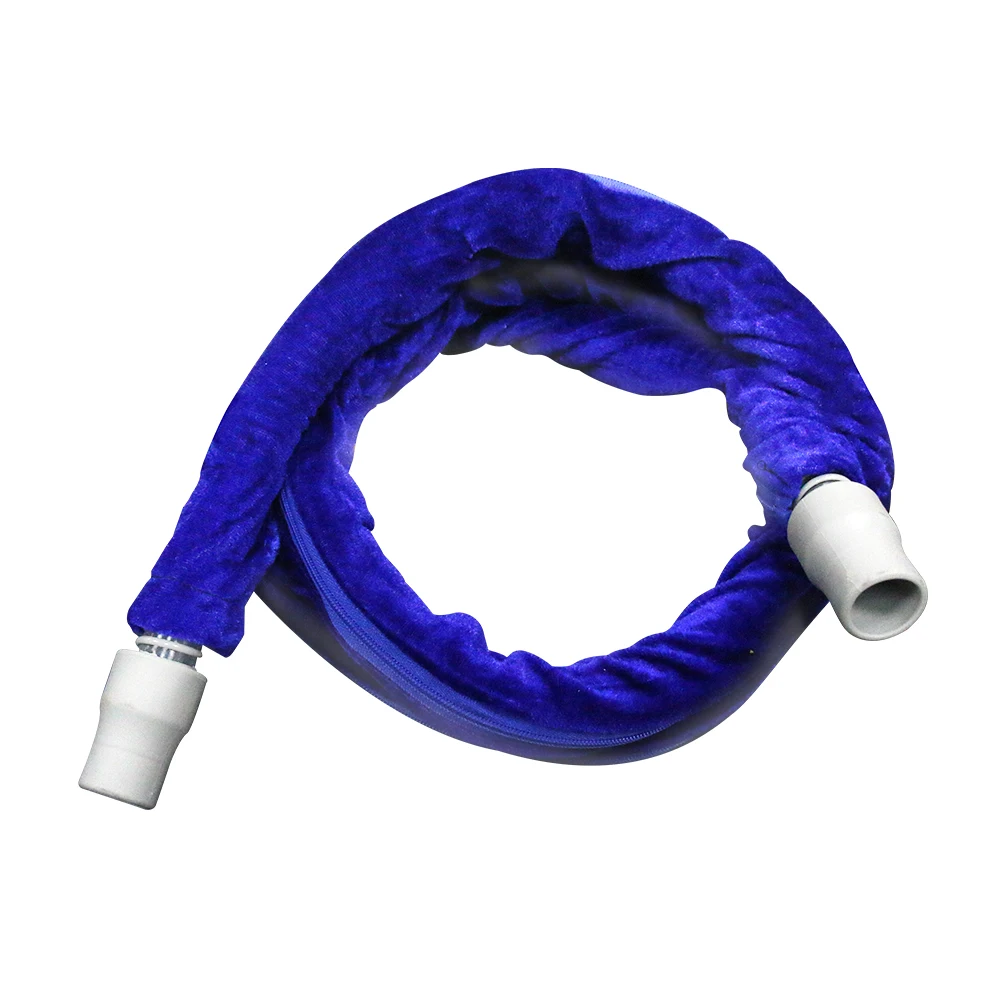 1/2 Pcs 180CM Reversable CPAP Tube Cover Hose Wrap Tubing Cover Zipper Hose Hook Loop