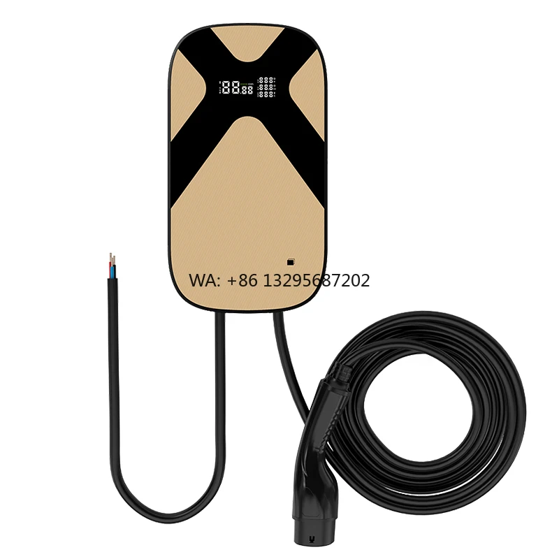 

Высококачественное портативное зарядное устройство для электромобилей от 7 кВт до 22 кВт, 16А/32А, Уровень 2, с вилкой Schuko, блоком управления и кабелем 5 метров, новое состояние