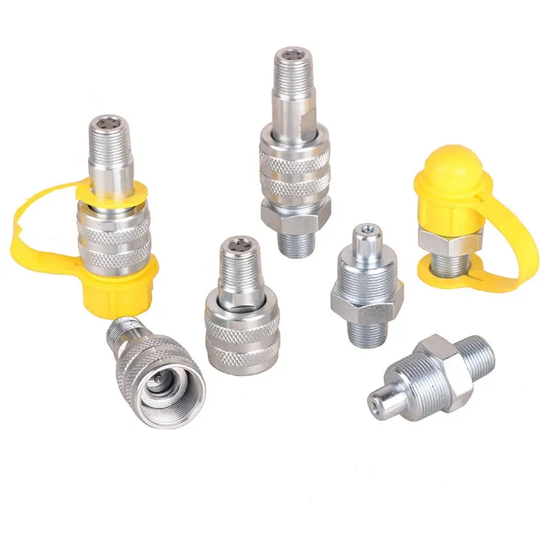 Hydraulic Oil Pipe Quick Connector Self-locking High Pressure Resistant 100MPa Jack M16x1.5 External Thread 3 / 8