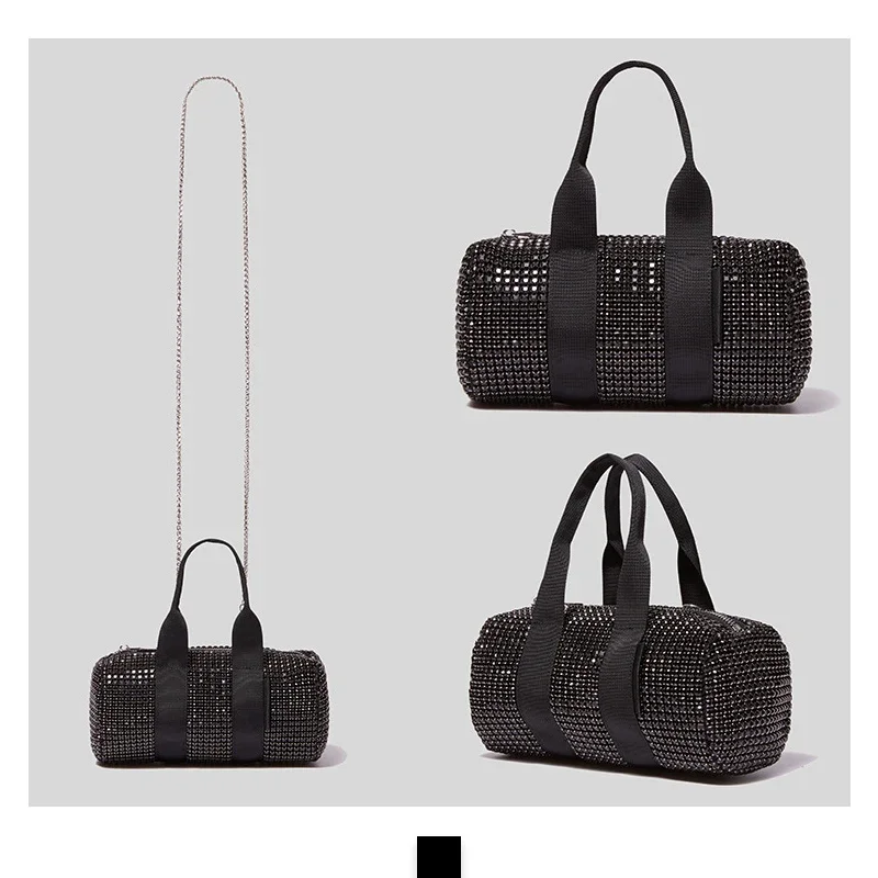 Dinner Party Fashion Crystal Clutch Designer Bag Compact Rhinestone Evening Clutch Bags Casual Daily Handbag Crystal Bag image 2
