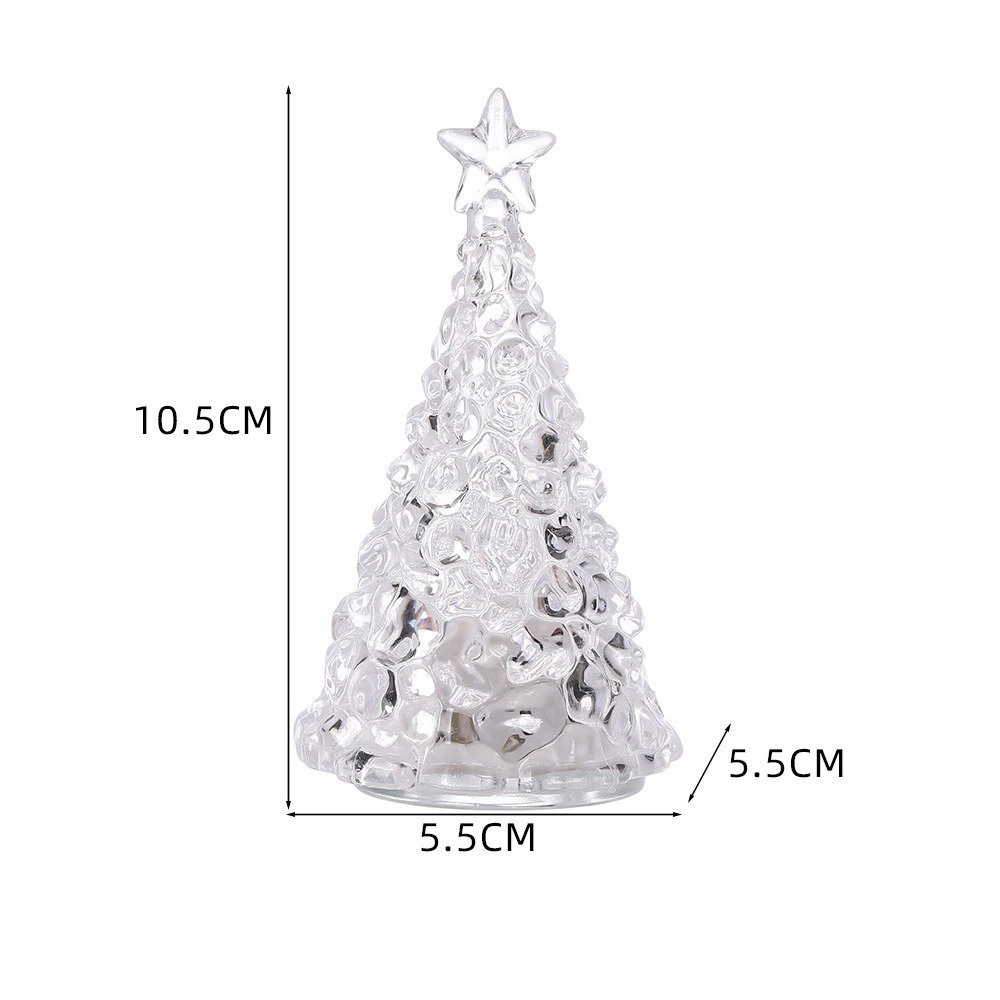 Winter Iceberg Atmosphere LED Night Light Christmas Tree Decor for Kids Room Desktop Home Decoration Perfect Christmas Gift