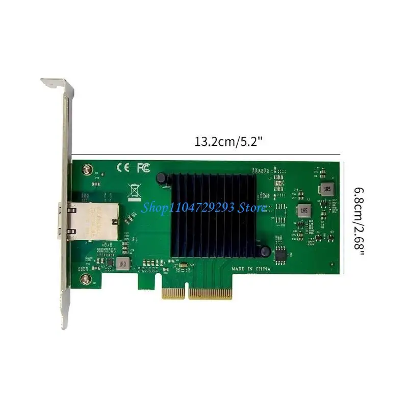 Y2GD 10G PCIE Networks Card NIC Adapter AQC107CHIPSET+3FT CAT8 Ethernet Cable