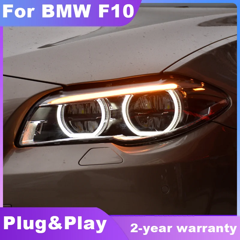 Car Lights for BMW F10 F18 520I LED Headlight 2010-2017 525I 530I Head Lamp Drl Projector Lens Automotive Accessories