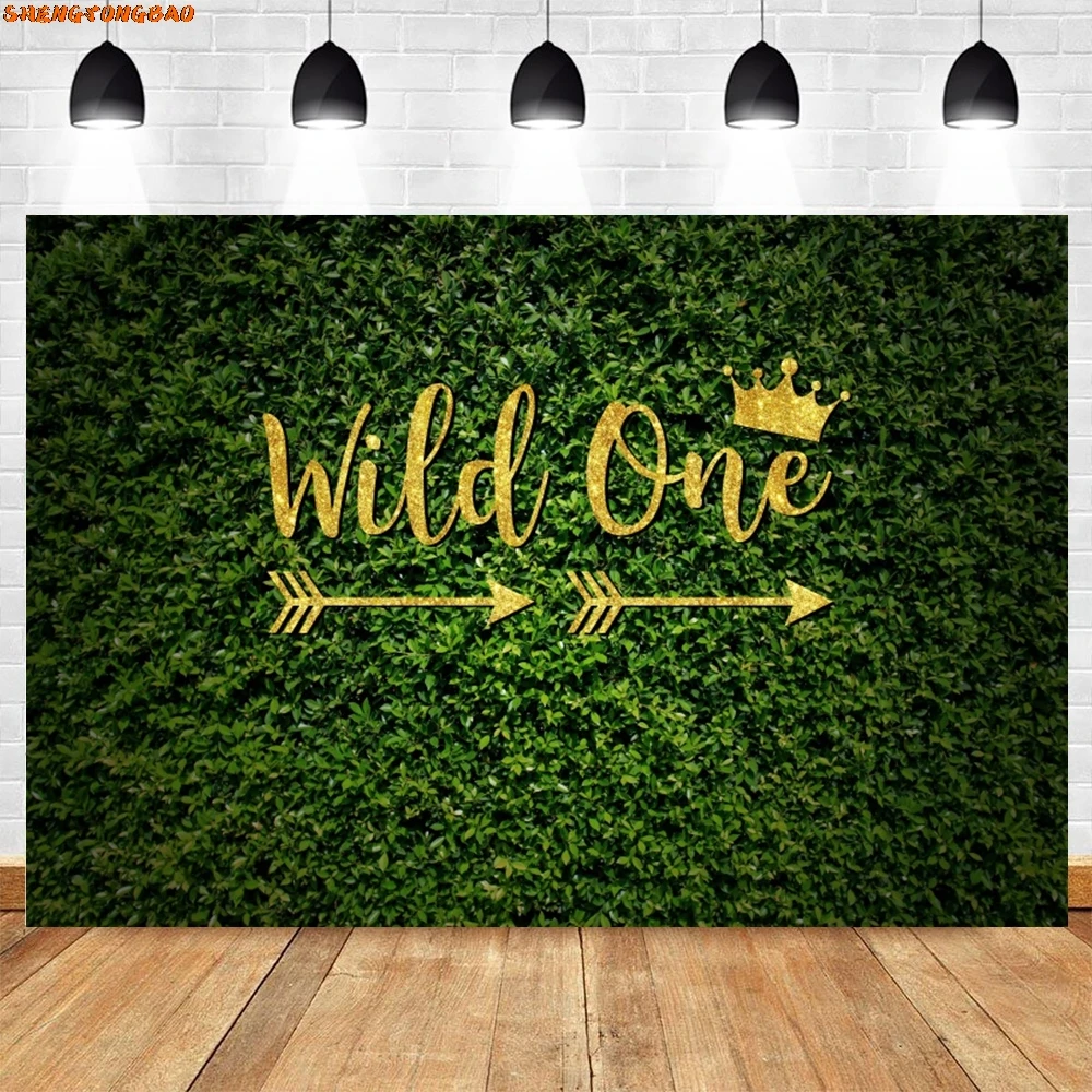 Green Grass Backdrop Oh Baby Happy Birthday Party Wedding Photorgaphy Background Decor Banner Photostudio Photoshoot Supplies