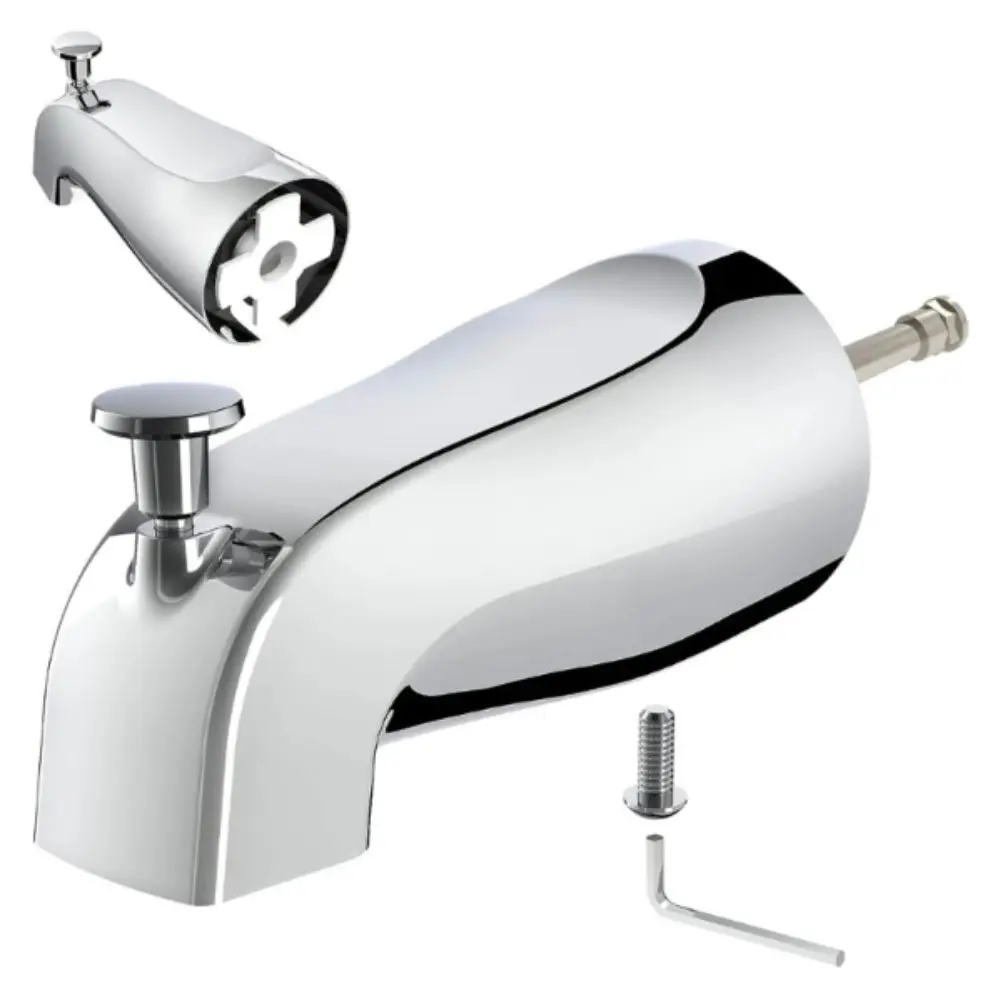 Multi-functional Bathtub Faucet Durable Zinc Alloy Bathtub Faucet Spout Inside Thread Copper Water Tube Standard Spout