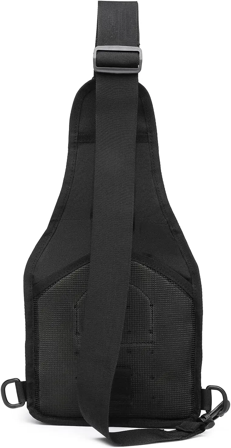 Small Tactical Sling Bag for Men with Holster Military EDC Shoulder Bag CCW Crossbody Bag 7 Liters