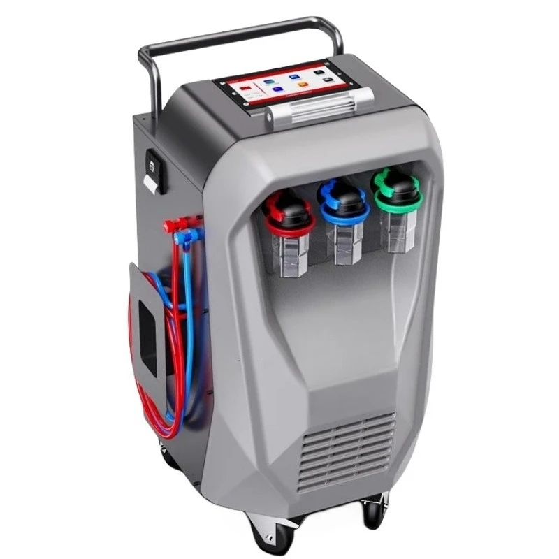 

Automatic refrigerant machine, new energy vehicle air conditioning, refrigerant recovery and filling machine, with cleaning