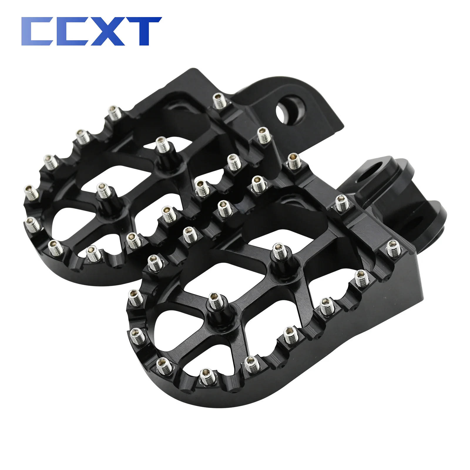 Motorcycle CNC Foot Pegs Foot Rests For Husqvarna TC65 TC85 TC125 FC250-450 TC250 TE FE 150-501 701 Enduro Super Moto FS450 Part