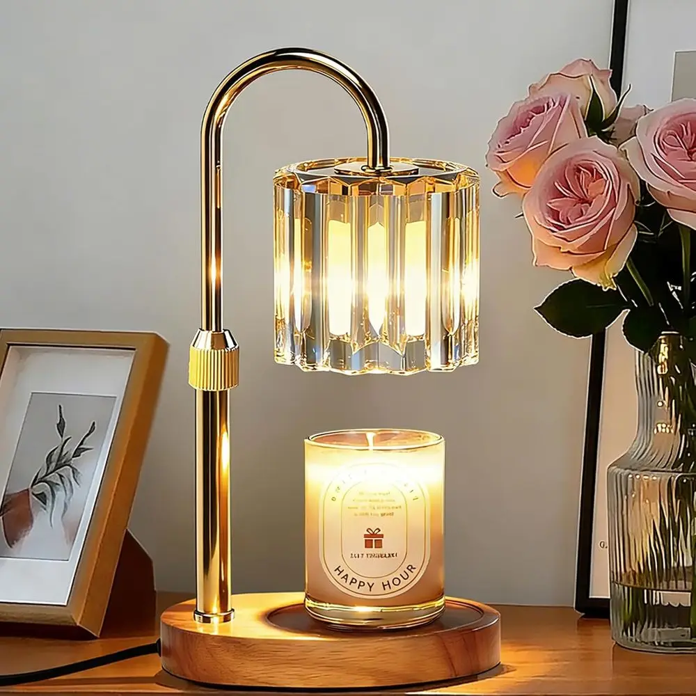 Candle Warmer Lamp with Timer Dimmer Adjustable Height, Home Decor, Room Decor, Wax Melt Warmer or Candles, Gifts or Mom, Birthd