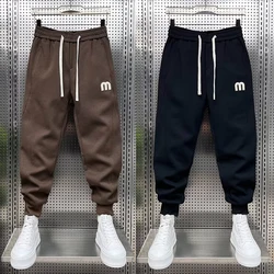 M Men's Joggers Casual Pants Korean Sweatpants Workout Running Gym Fitness Green Sports Trousers Men Clothing Letter Embroidery