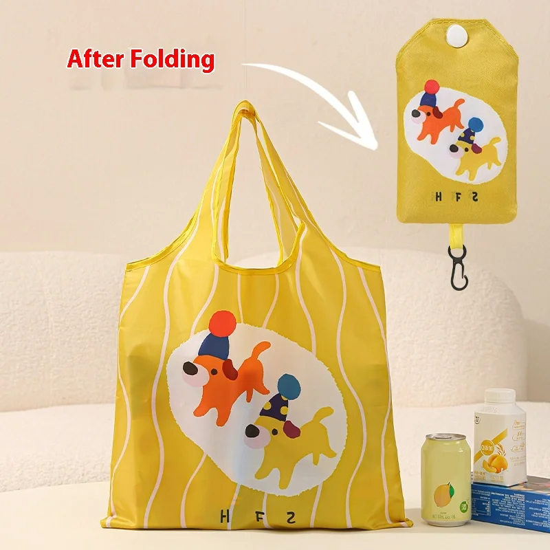

Reusable Grocery Shopping Bag Cute Foldable Large Tote Bag for Women, Lunch Bag Bookbag for School , Kitchen Accessories