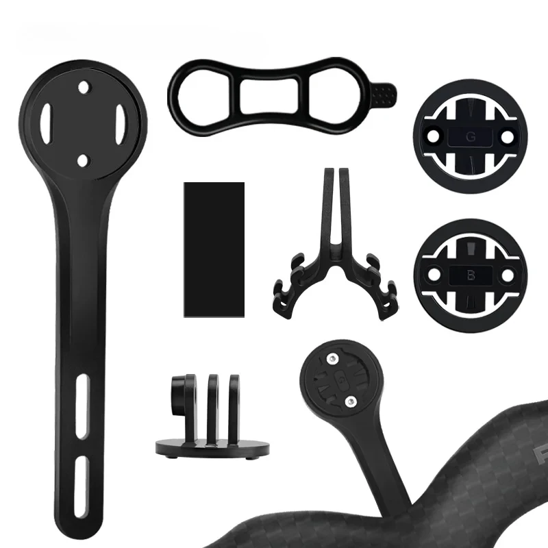 

Кронштейн для крепления велосипедного компьютера, нейлоновый сверхлегкий велосипедный руль, секундомер, крепление спидометра для Garmin Bryton Gopro, световая подставка