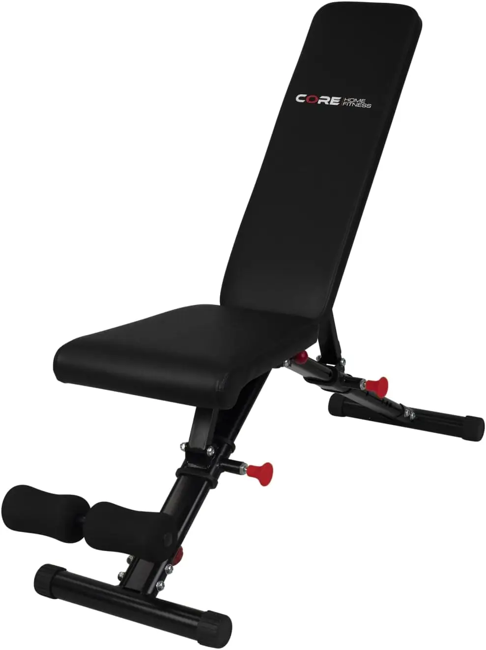 Weight Bench By Core Home Fitness, Foldable Adjustable Bench for Full Body Workout, Incline/Decline/Flat Benchs FAB100