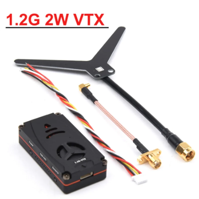 

New-1.2G 1.2Ghz 2W 2000Mw Pit/25Mw/600Mw/1W/2W VTX Video Transmitter Transmitting Module For RC FPV Long Range Racing Drone