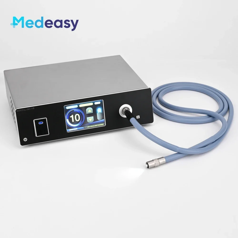 

Advanced Portable 100W LED Cold Light Source with Optical Fiber Cable for Endoscopy