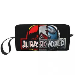 Jurassic World Park Travel Toiletry Bag for Women Dinosaur Film Makeup Cosmetic Organizer Beauty Storage Bags Dopp Kit Case Box