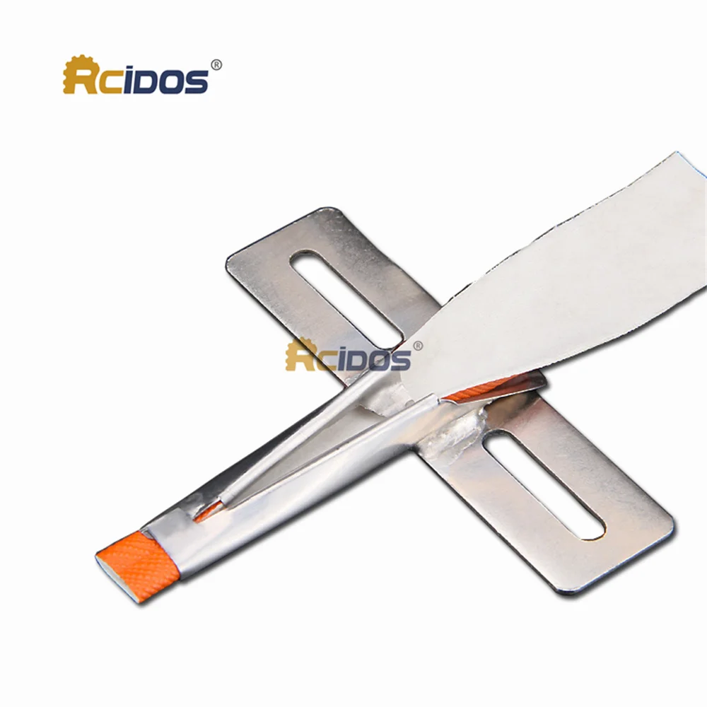 RCIDOS  Customized Lleather Strap Fold Guide, leather belt folder pressor. strap guide parts,1pcs price