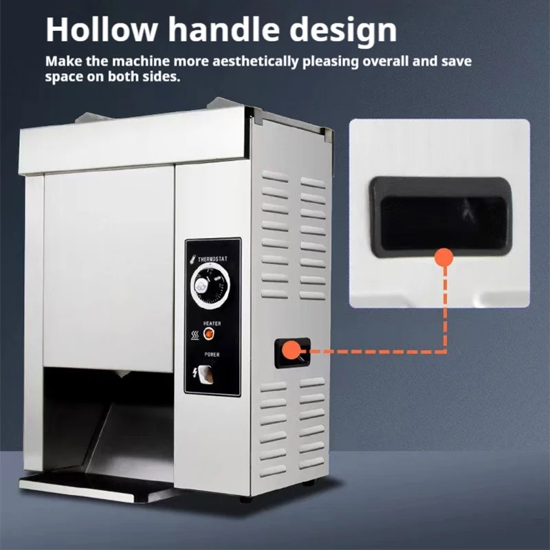 2000 Вт вертикальный тостер для булочек для гамбургеров, автоматический нагреватель для булочек для гамбургеров, магазин быстрого питания, высокая мощность, регулируемый