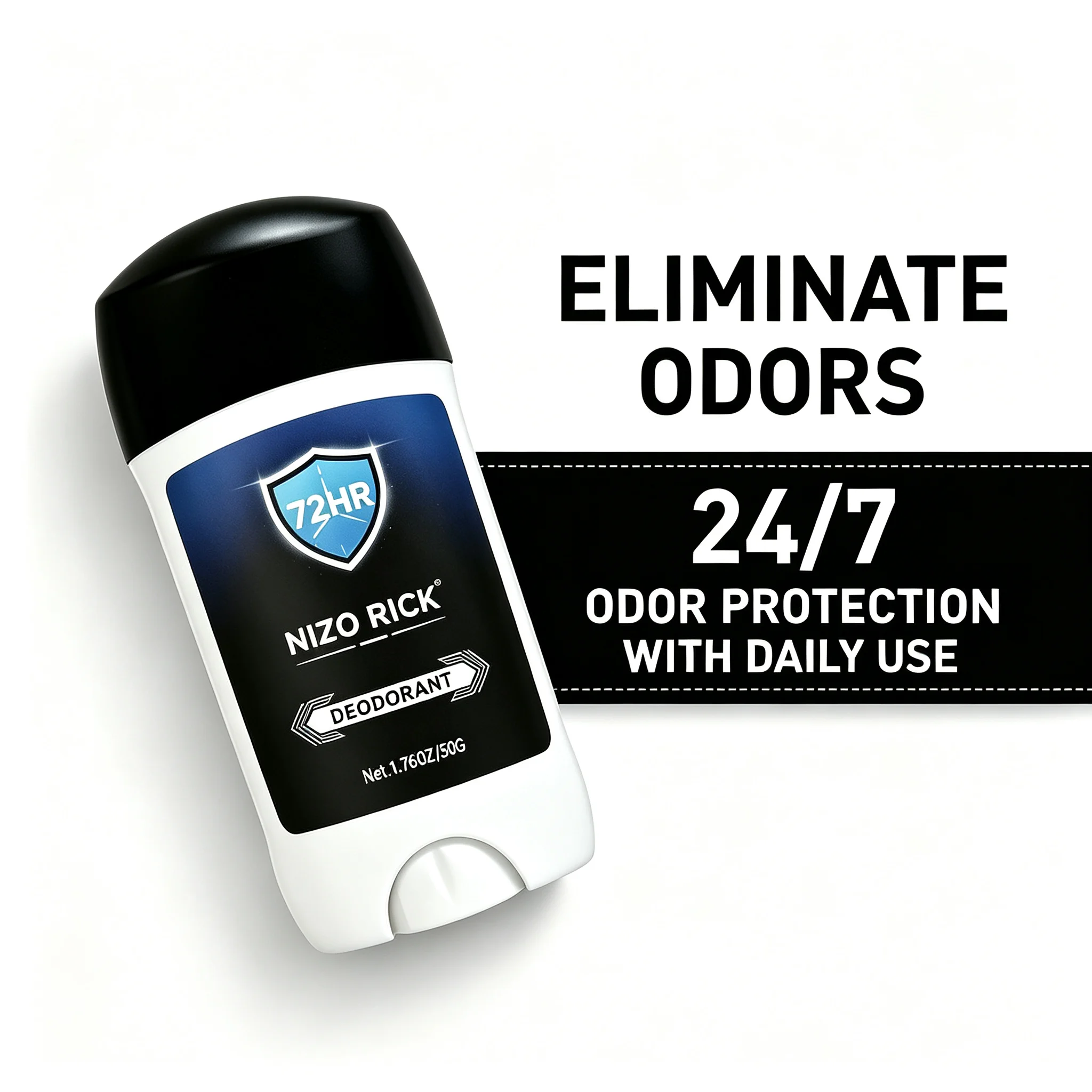Men Antiperspirant Deodorant Stick, 72H Protection, Sport Fragrance, Solid Underarm Deodorant