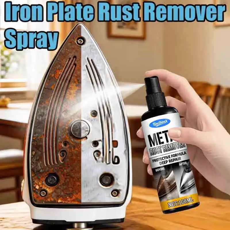 Iron Restorer Cleaning Spray Quickly Removes Burn Marks Stains Glue Residue from Iron Soleplate Fast Acting No Scratch Gentle