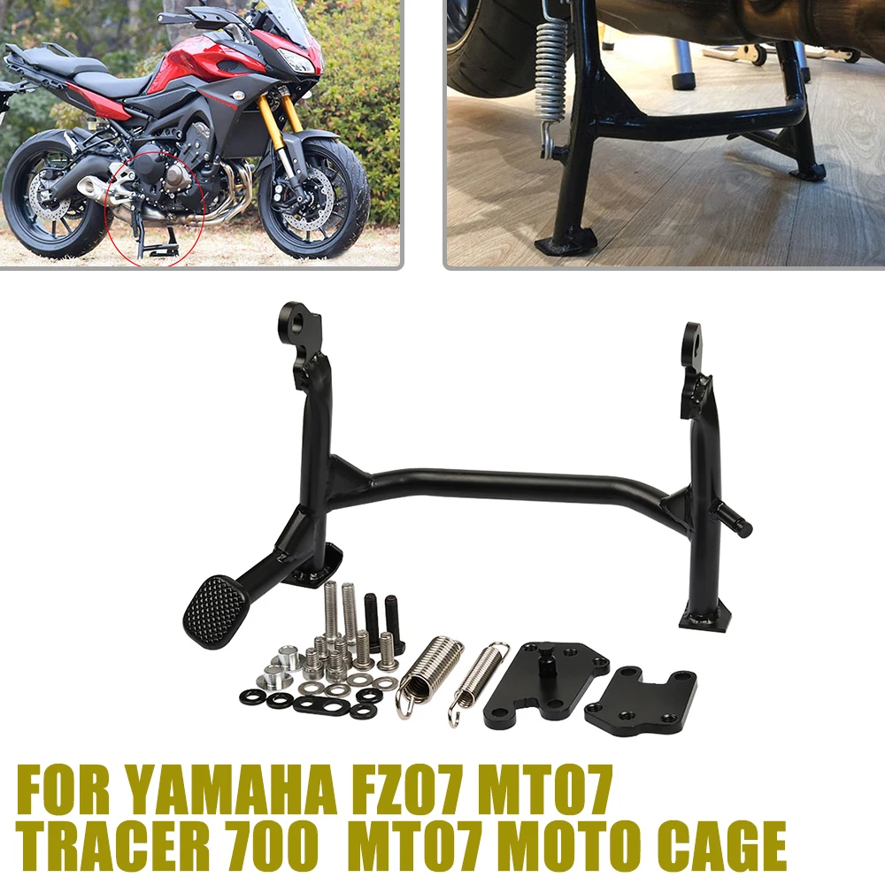 For Yamaha MT-07 MT07 FZ-07 FZ07 Tracer 700 Kickstand Central Center Parking Stand Bracket Support Holder Motorcycle Accessories