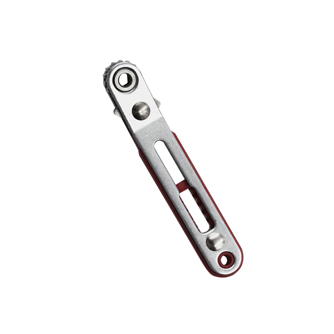 Mini Ratchet Wrench Screwdriver 1/4 Inch Drive Socket Hex Screwdriver Bit Dual-Drive Head Ratchet Wrench Drill Bits Hand Tools