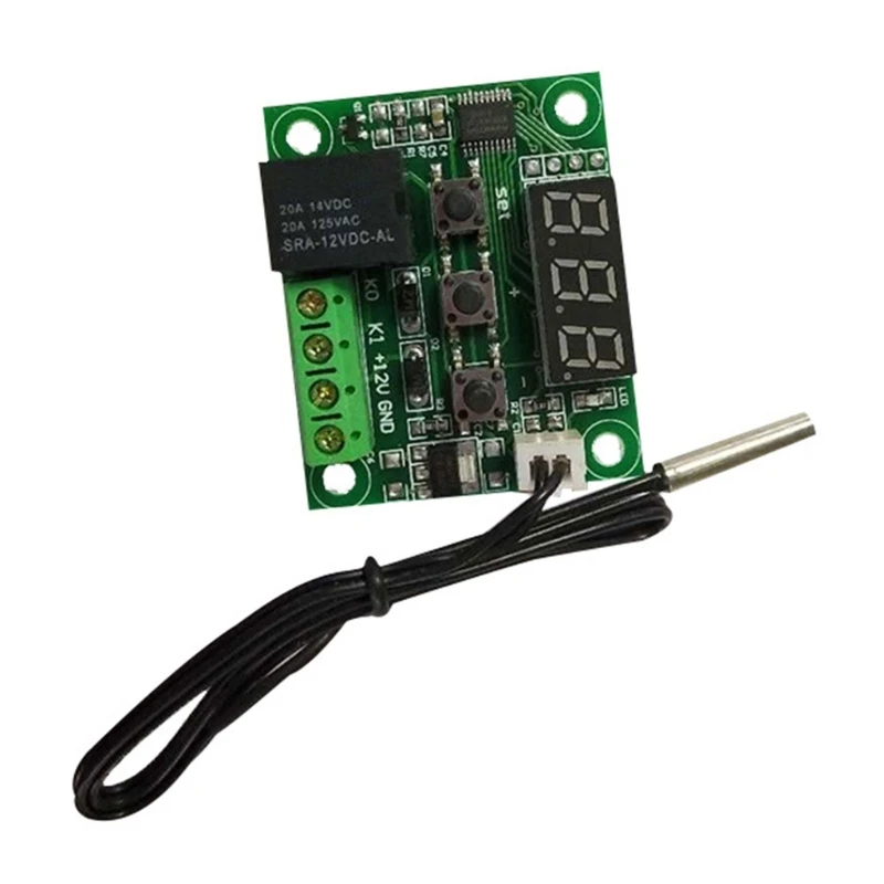 Y1UD Advanced 12V Temperature Controller Temperature Controller Sensor Switches Suitable for Laboratories & Plant Cultivation