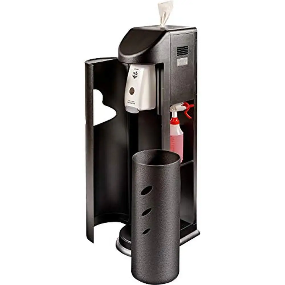 専門的なデザインの消毒スタンド,消毒ワイプ,ジェルのゴミ箱,クリーニングステーション,収納,オールインワンホルダー