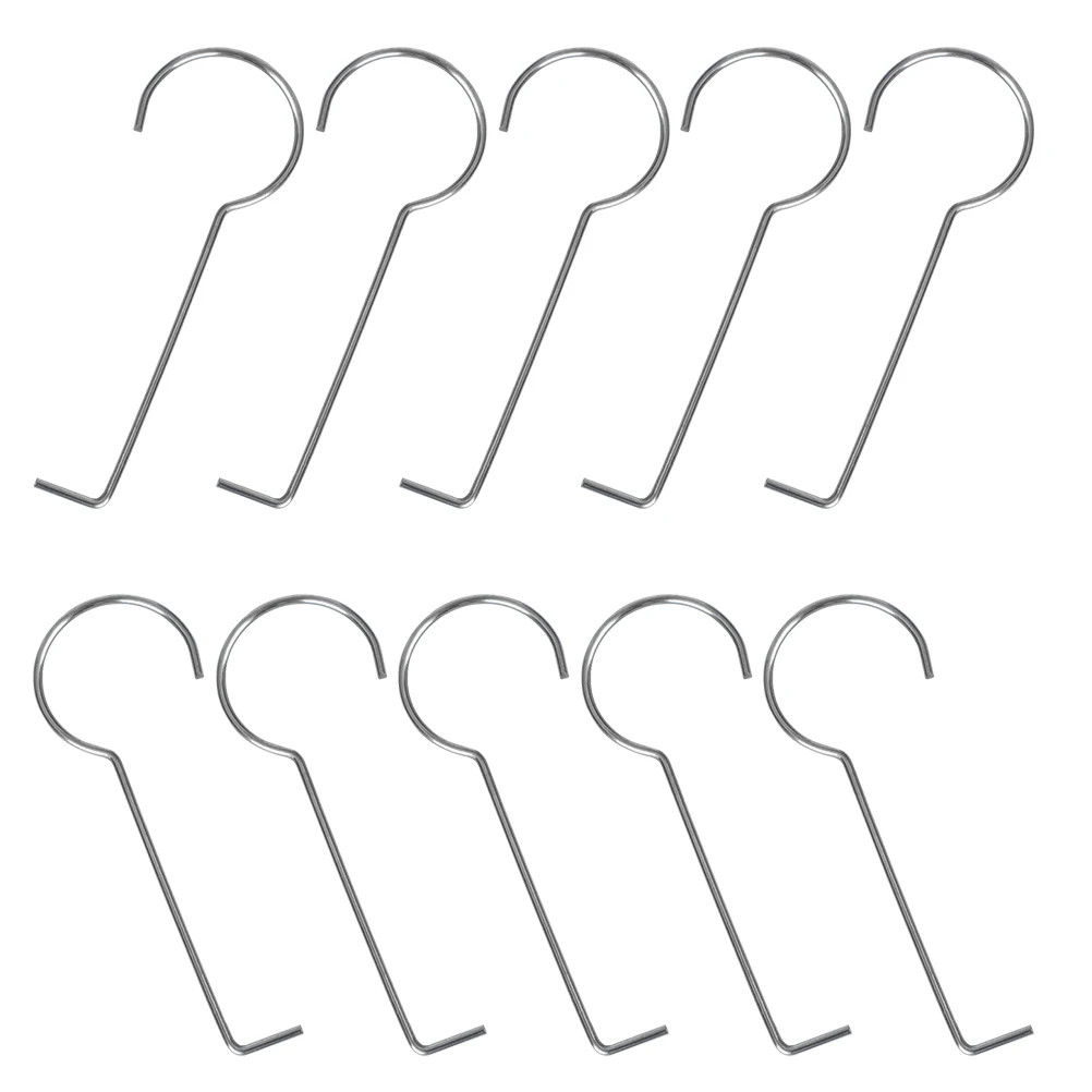 

10pcs Floor Hooks Stainless Steel Bathroom Lifting Tool Grate Removal Durable Floor Drain Grate Remove Tool Use Camping Tent